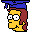 Simpsons Family Grad Homer